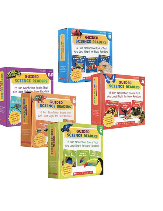 Scholastic Guided Science Full Set of A, B, C, D, E&F