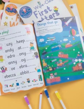 Peppa pig Wipe-Clean Activity Books Set of 8