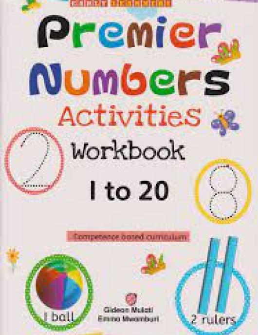 Queenex Premier Numbers Activities Workbook 1-20