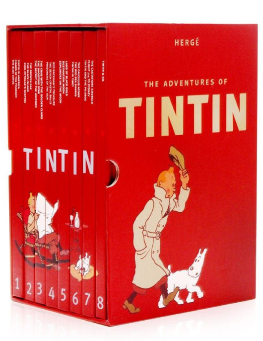 Tintin 3in 1Book Hardback Collection Set of 8